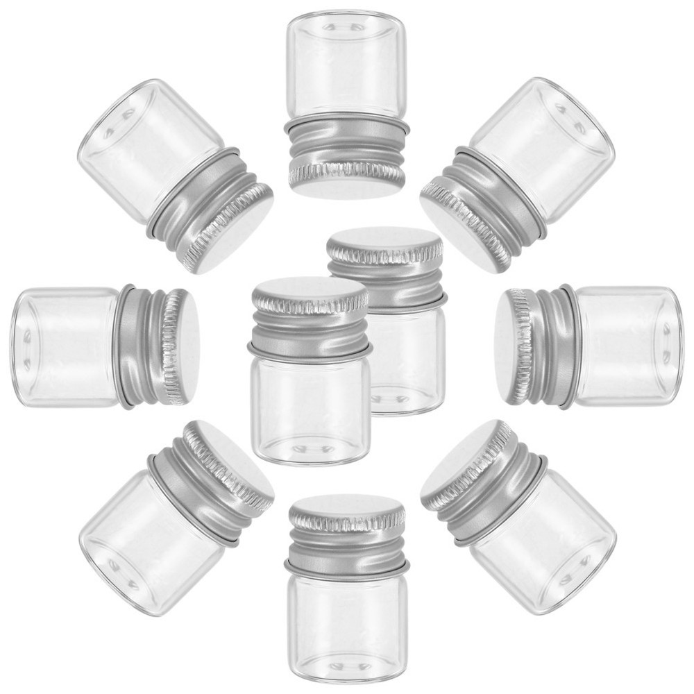 12 PCS Mini Mason Jars with Lids Small Grains Container Cookie
