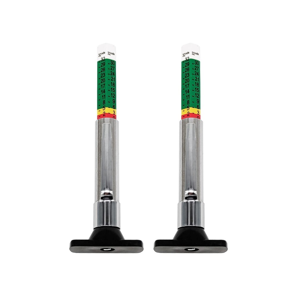 Tire Tread Depth Gauge, 2 Pack