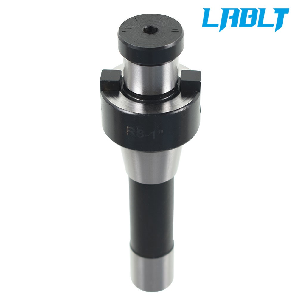 LABLT 1" R8 Shank Shell Milling Arbor Adapter Holder Hardened