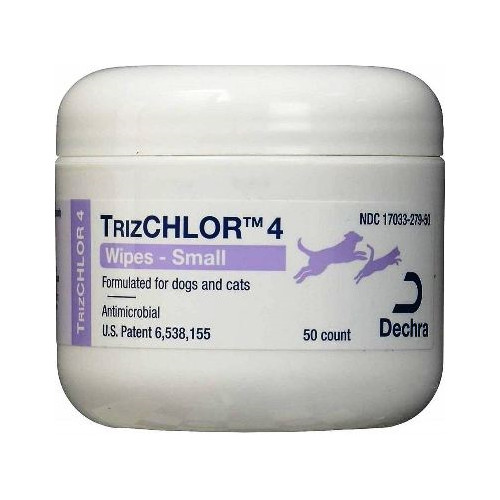 TrizCHLOR 4 Wipes, 50 Count