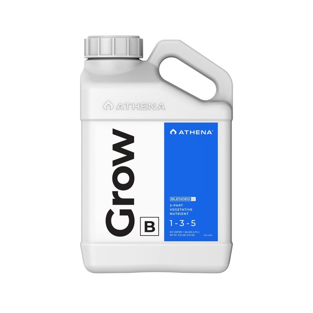 Athena Grow Part-B (1 Gallon) Vegetative Hydroponic Nutrient - Balanced Formula