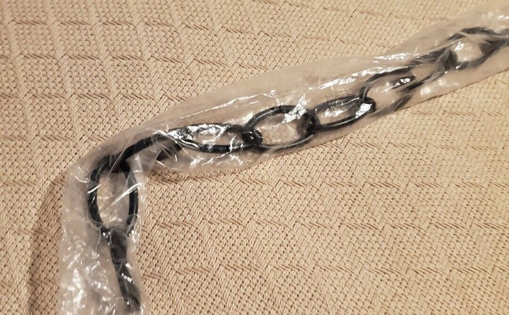 Linked Chain 44" Black