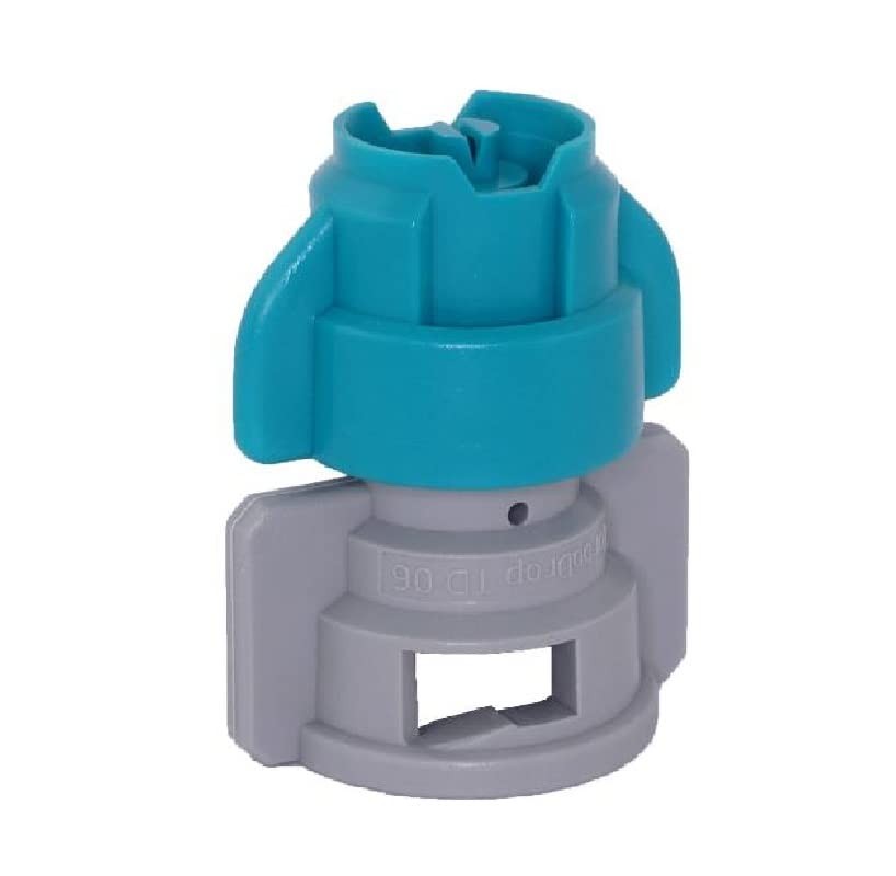 Greenleaf Medium Pressure TurboDrop XL Teal/Gray Poly Spray Nozzle 110°