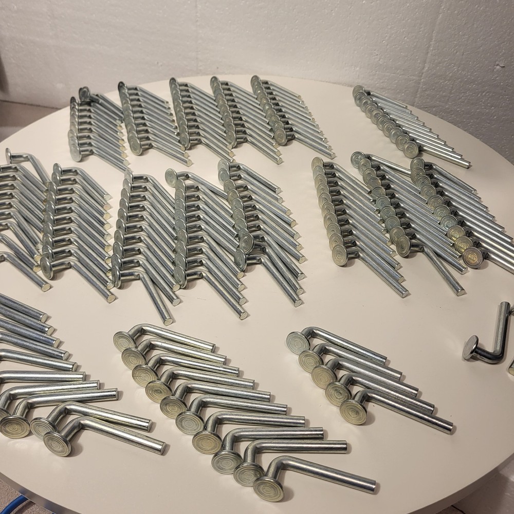 Universal Pallet Rack J Bolt Drop Pin, Pkg Qty 167