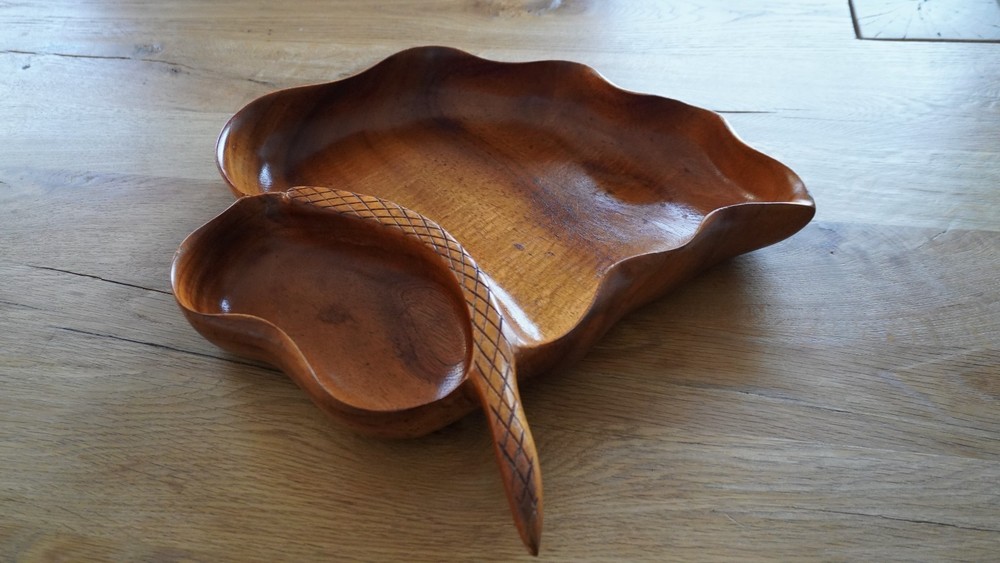 Wood Serving Dish – Blair Studios Monkey Pod Mid-Century Modern Entertaining
