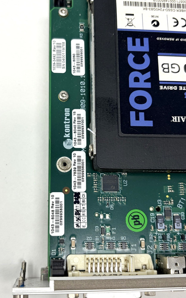 Kontron CP3002 3U CompactPCI CPU Board with Intel Core i7 processor