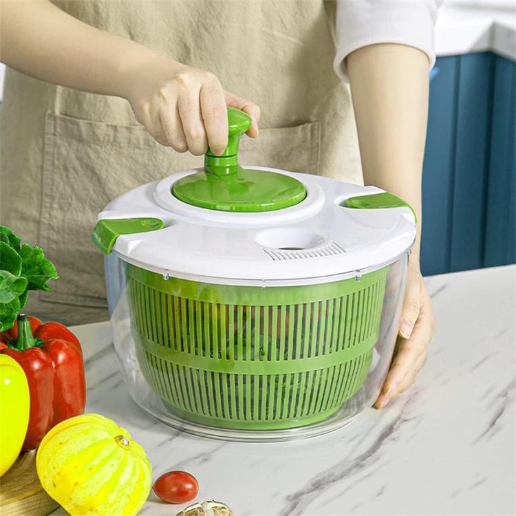 5l Large Salad Spinner – Vegetable Washer, Dryer & Strainer