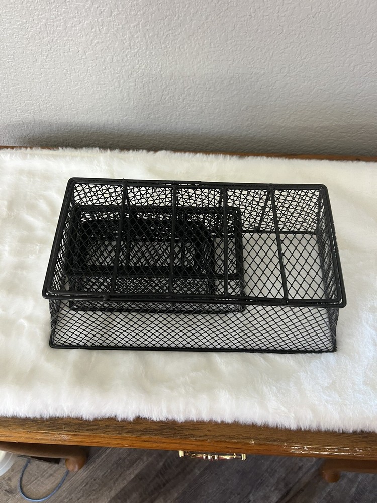 3 Piece Everbilt Wire Steel Mesh Pegboard Storage