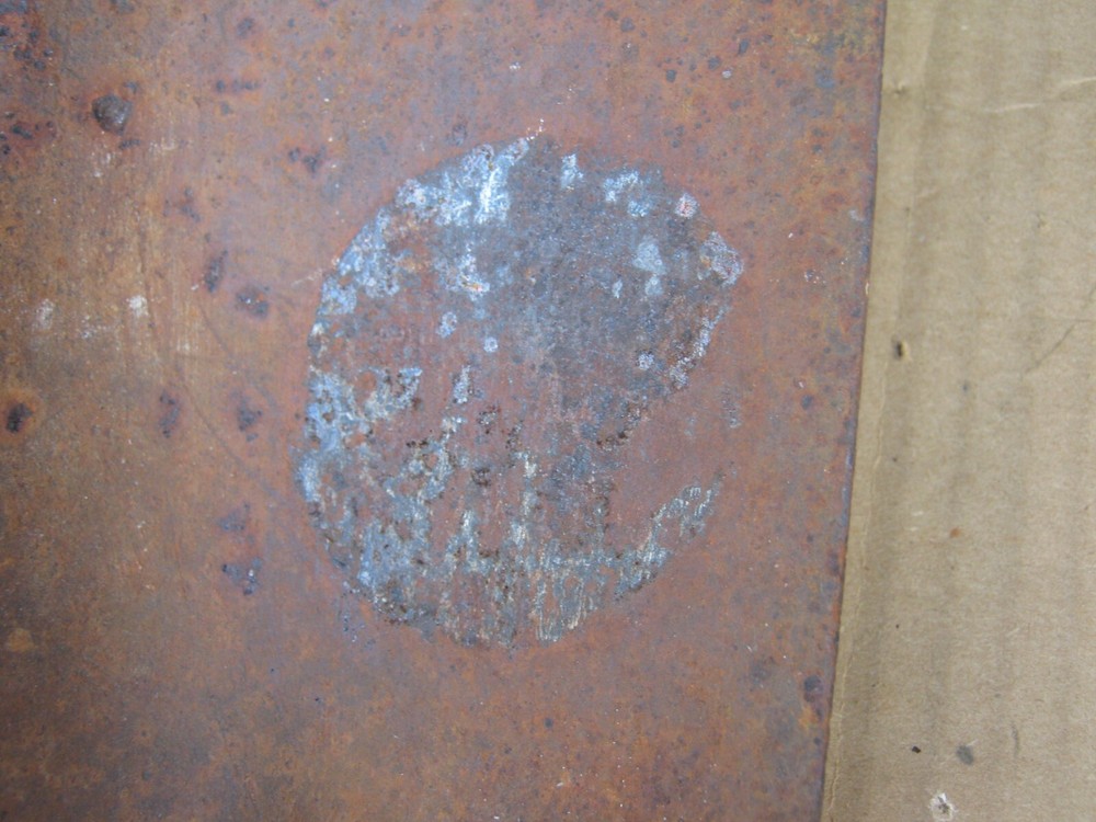 Metal Shovel no handle Rustic Original Vintage Primitive