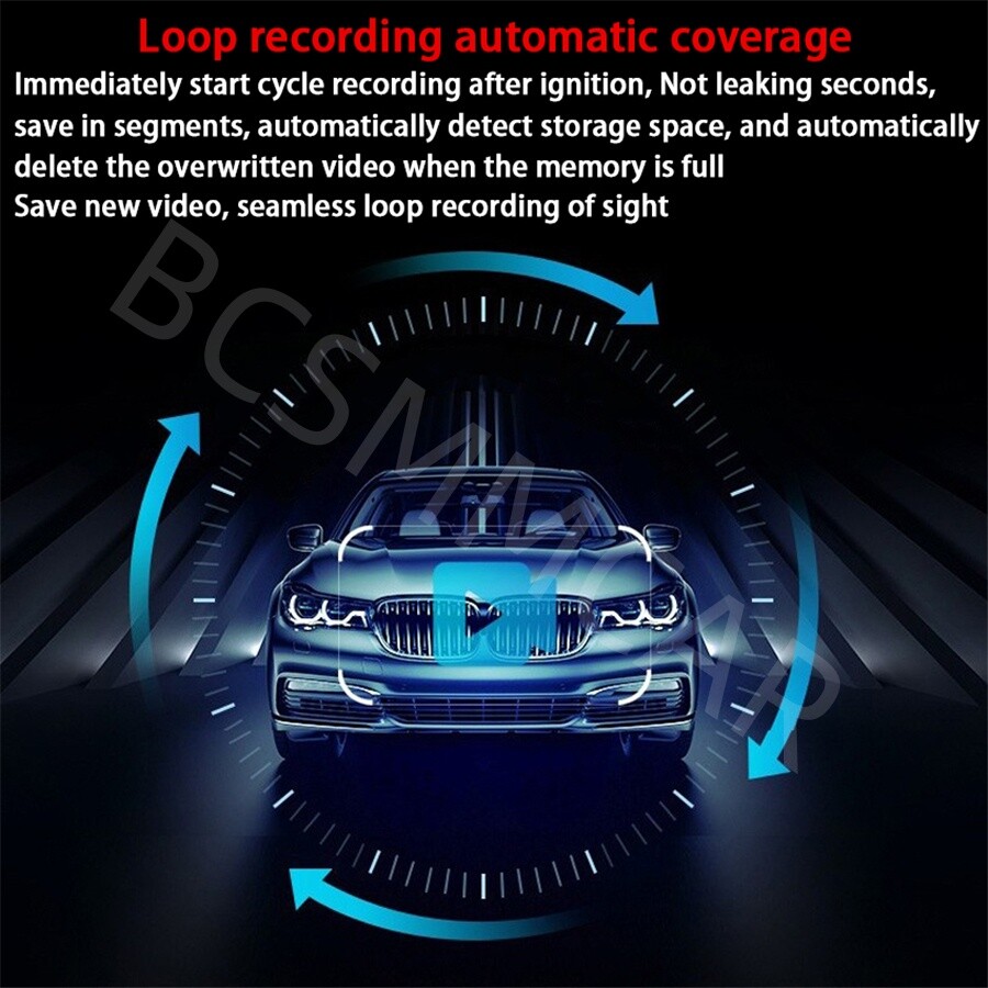 Car Dash Camera For CarPlay Android Auto Navi WIFI 7in Stereo Multimedia Player