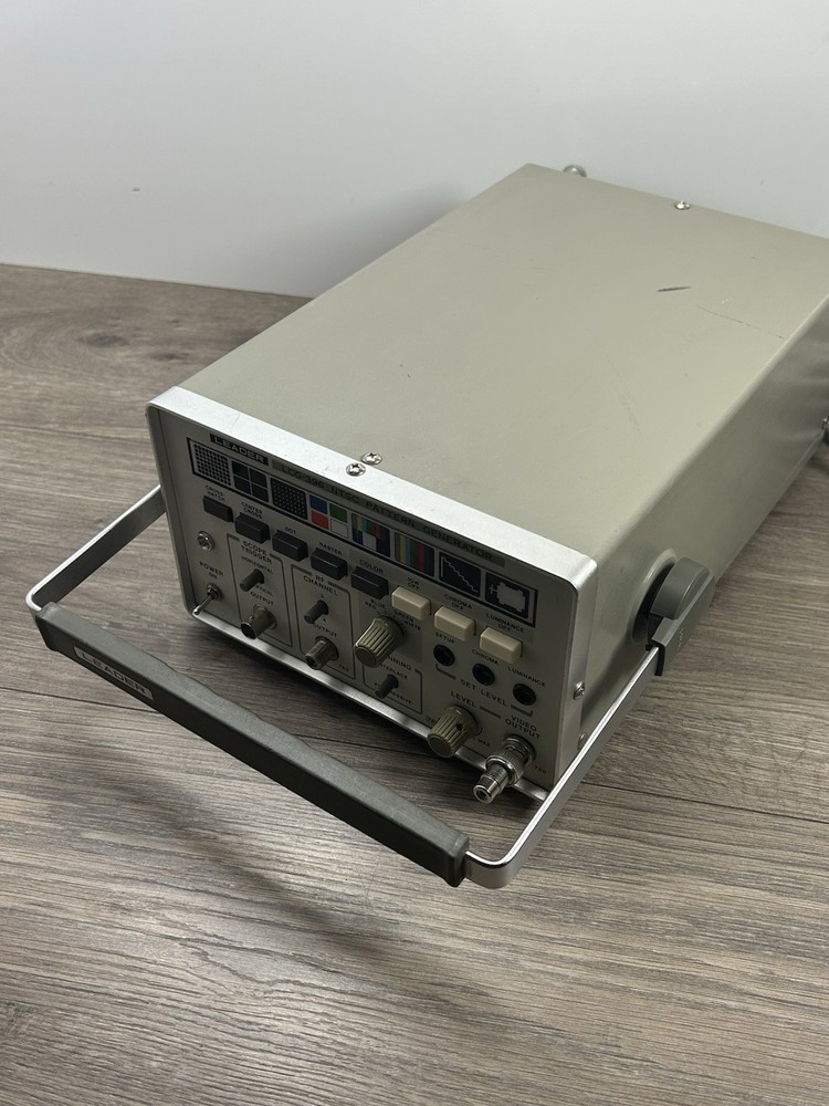 Leader LCG-396 NTSC Pattern Generator & Instruction Manual Original Box Tested