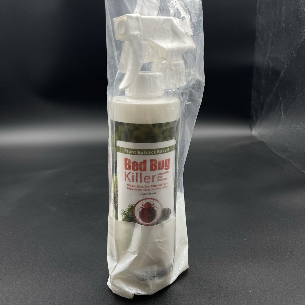 EcoRaider Bed Bug Killer 16oz Plant Based Spray Cedar Scent Sealed