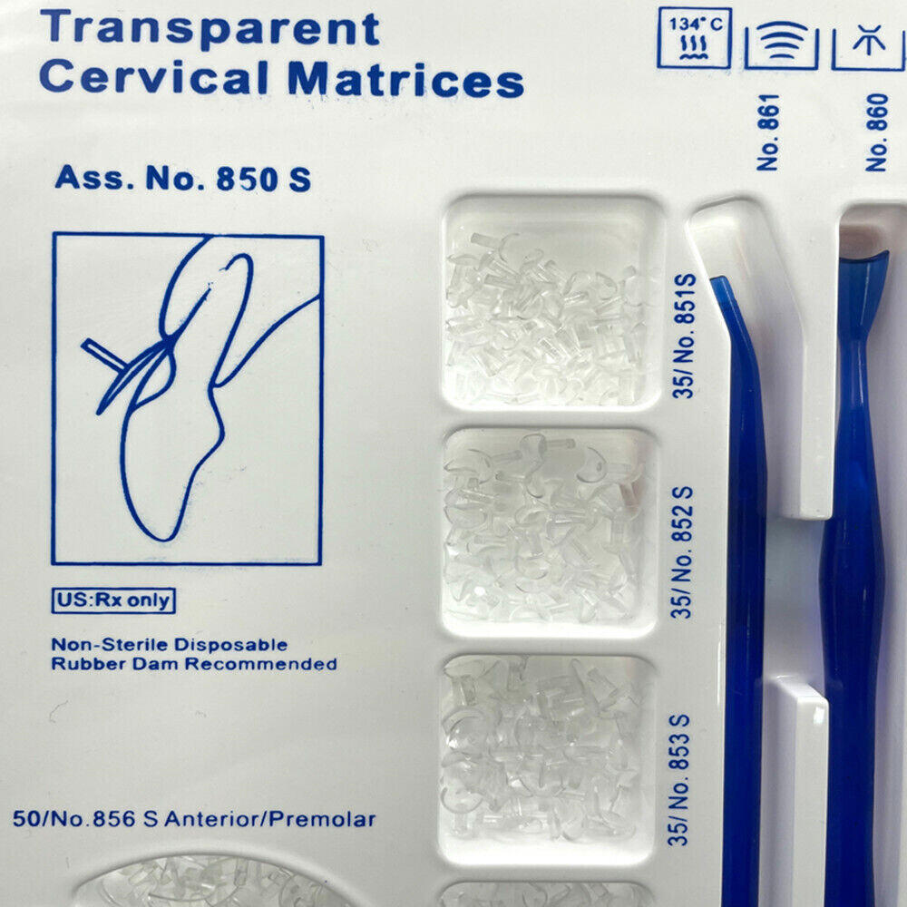 Dental Transparent Cervical Matrices Retractor Matrix Composite Gingival Veneer