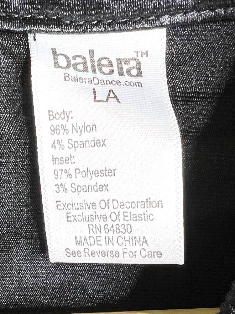 Black, Balera Dance Jacket, Adult, Size M