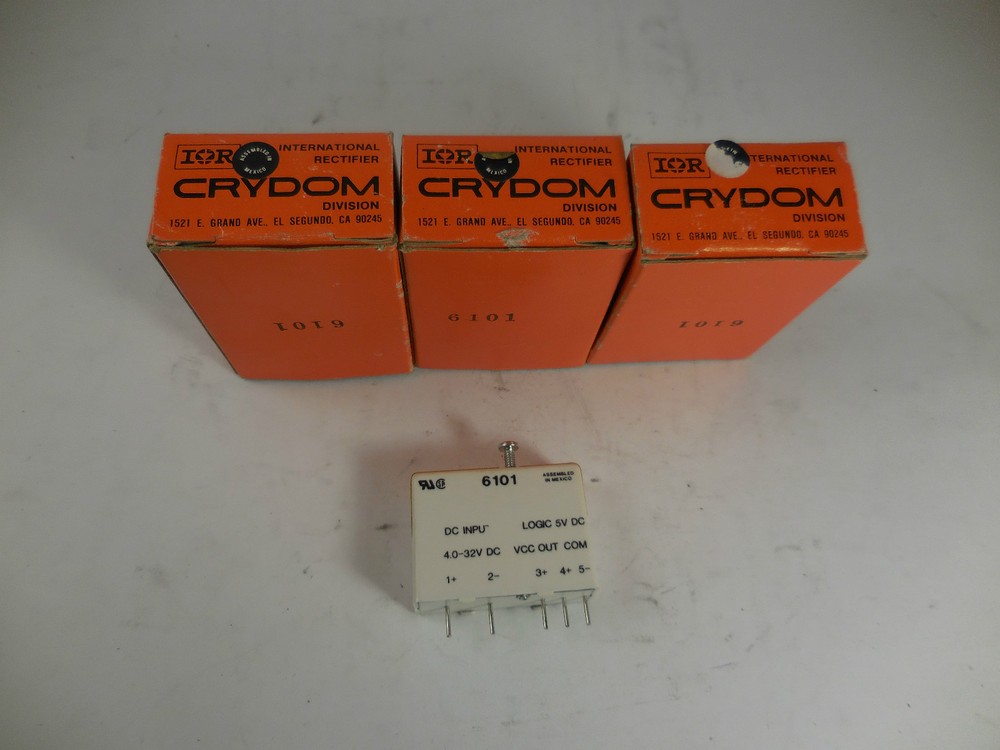 Crydom 6101 International Rectifier Input Relay Module (Lot of 4)