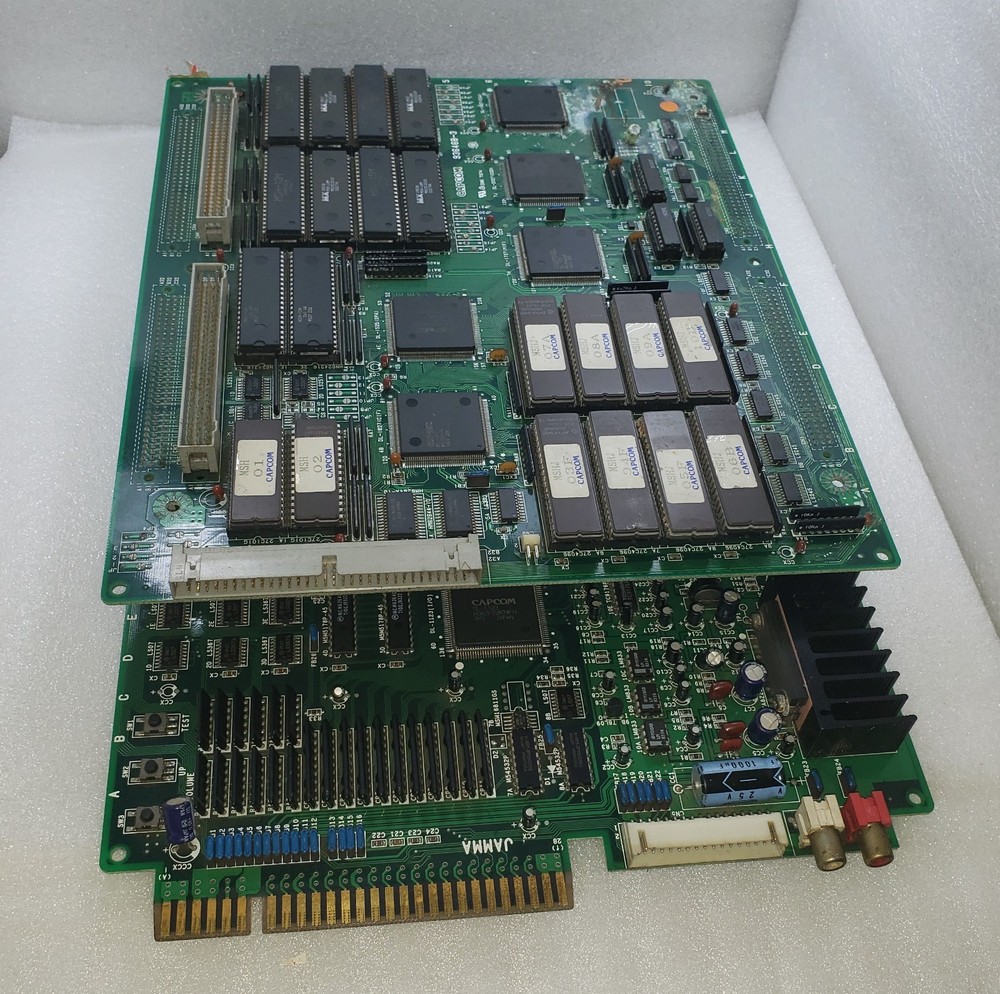 Marvel Super Heroes Original CPS II PCB (not working )Video Arcade Game Capcom