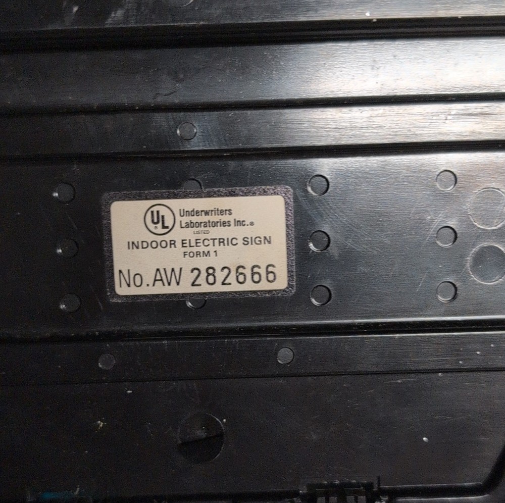 Molson Maple Leaf Electric Illuminated Beer Sign