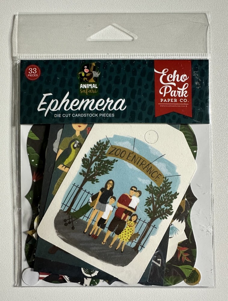 Echo Park Ephemera Die Cut Packs Multiple Variations Available-You Choose