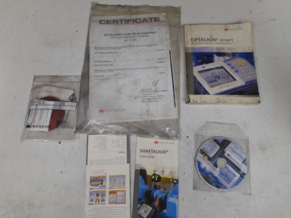 Pruftechnik Optalign Smart Laser Shaft Alignment Tool ALI 12.200 - QA70