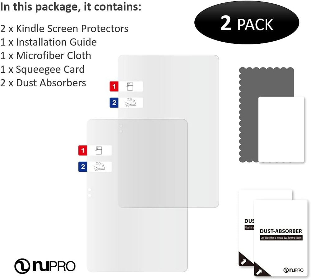 Kindle Oasis Screen Protector, 2-Pack - 2017 Release