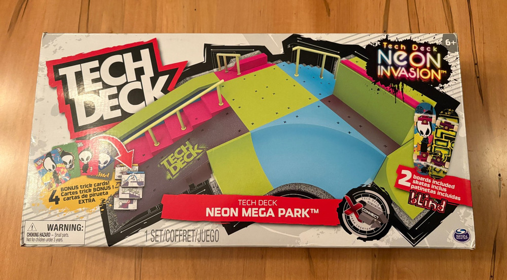 Tech Deck Neon Invasion Mega Park Replacement Parts - Incomplete