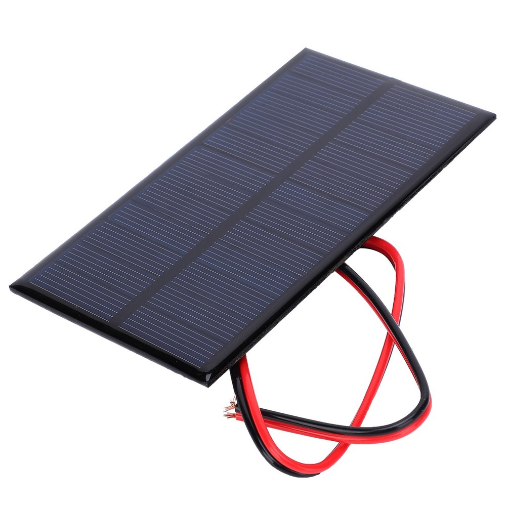 3pcs DC 6V 1W Solar Panel Cell Power Module Solar Panel With 30cm Cable