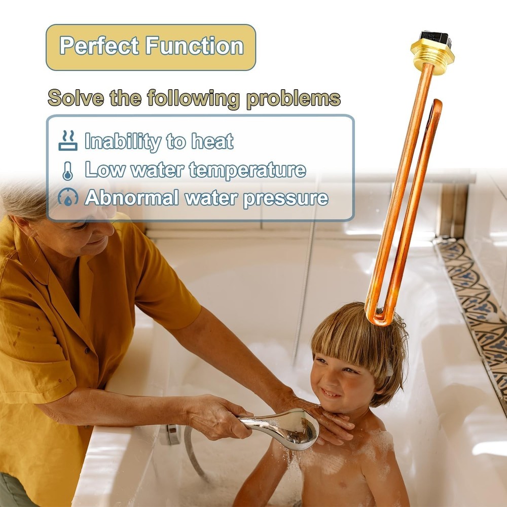 Upgraded HE 55220 Water Heater Element, For Ecosmart ECO POU 6, ECO 8, ECO 11...