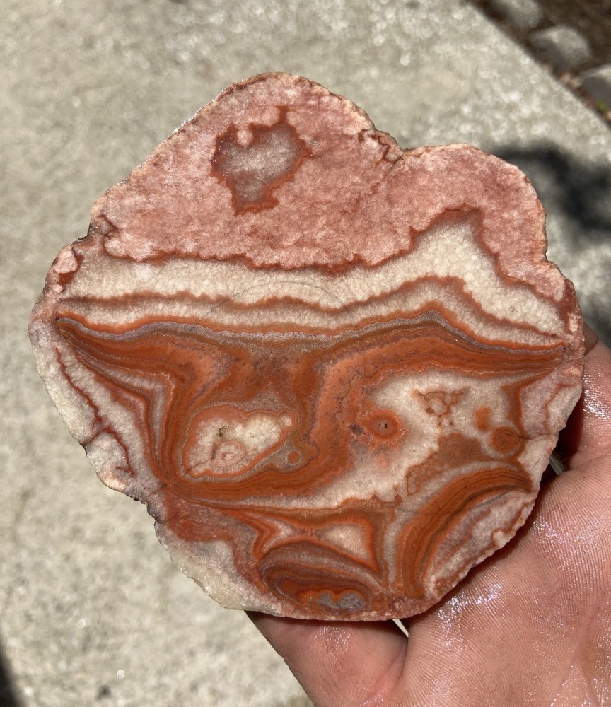 Dulcote Agate Unpolished Slab 3.3 oz