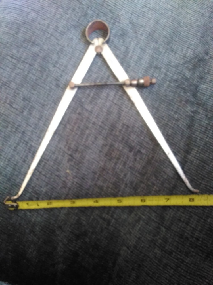 Vintage Spring Caliper Inside Measuring Tool Joint Calipers  0.75 - 8.25