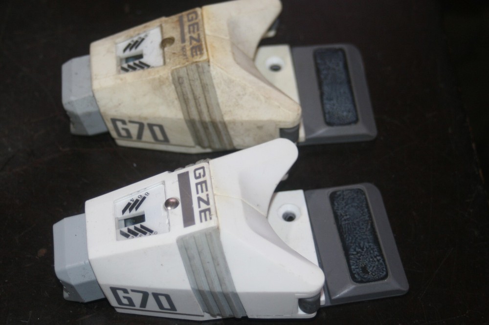 Multiple Geze Ski Bindings Toes Only
