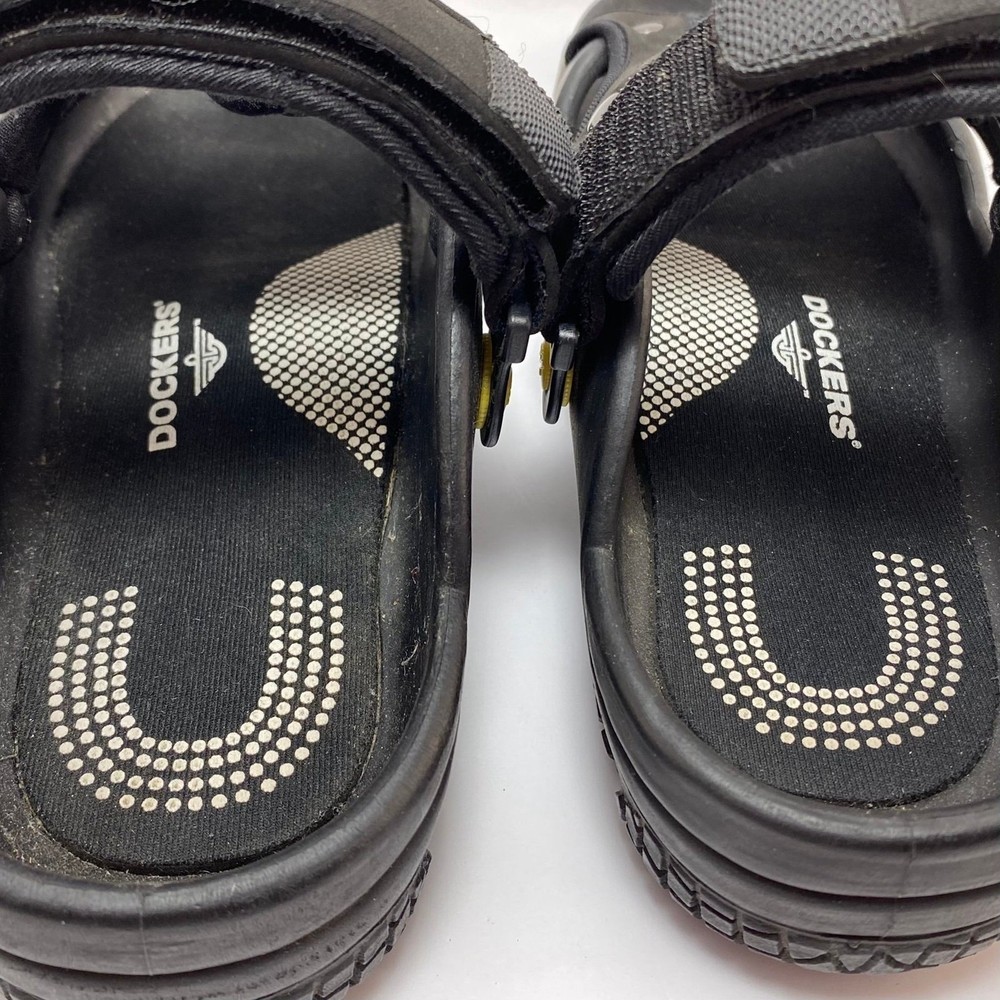 DOCKERS Mens Black Sandals Size 12