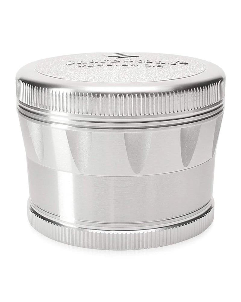 SharpStone V2 Hard Top 4 Piece 2.5” Herb / Spice Grinder SILVER AUTHENTIC
