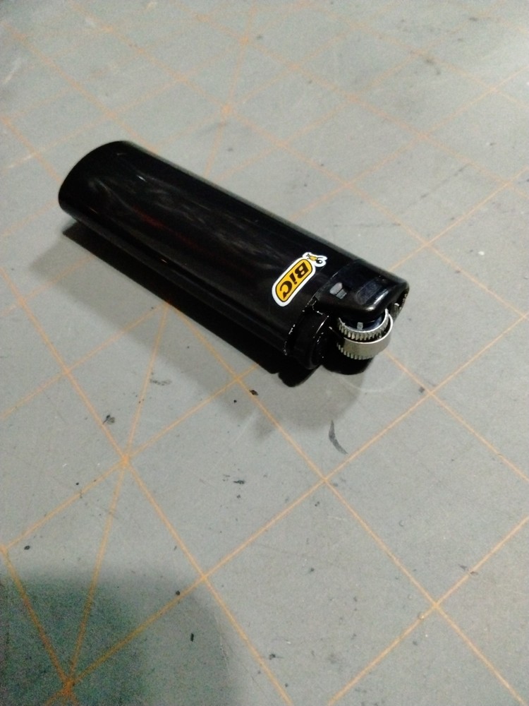 REFILLABLE BLACK SERIES BIC LIGHTER BRAND NEW