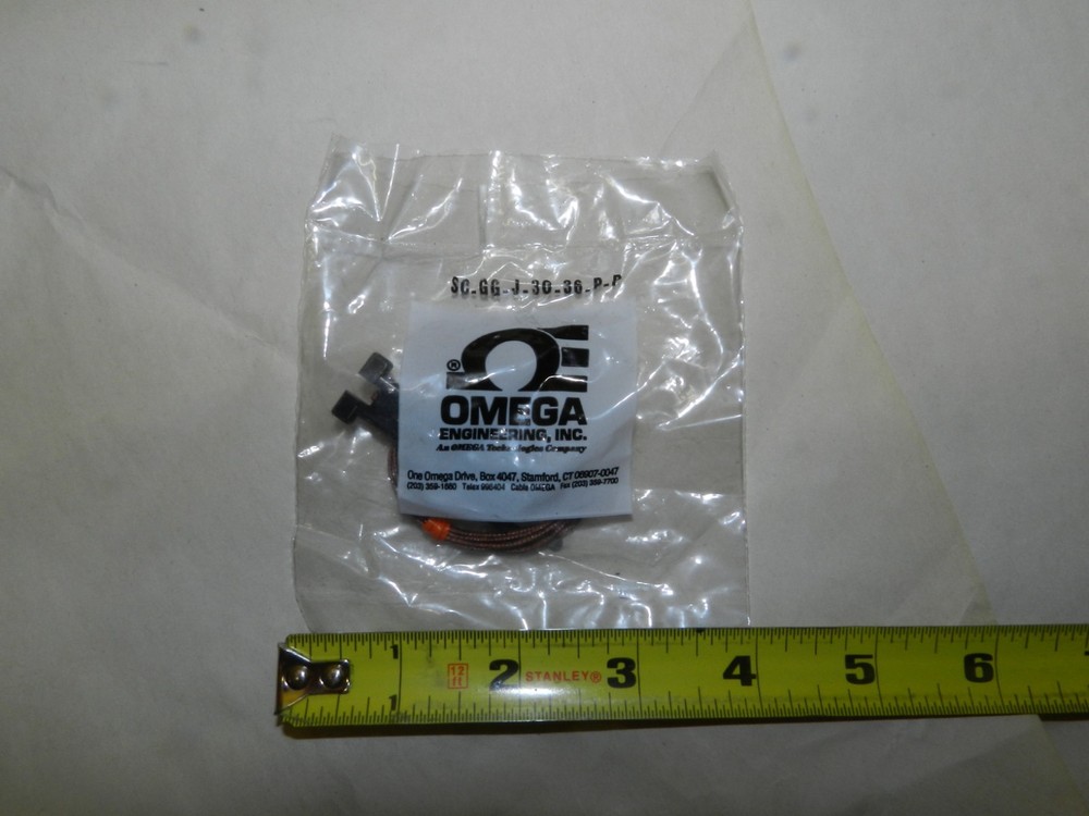 Omega SC-GG-J-30-36-PP Mini Thermocouple Sensor J-Type W/Mini Molded Connector