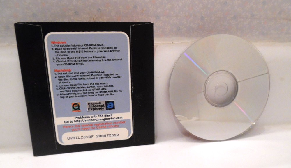 6 Vintage Net Disc Mac & Windows Software CDs
