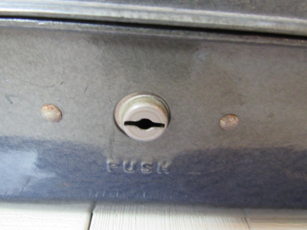 Vintage Metal Lock Box