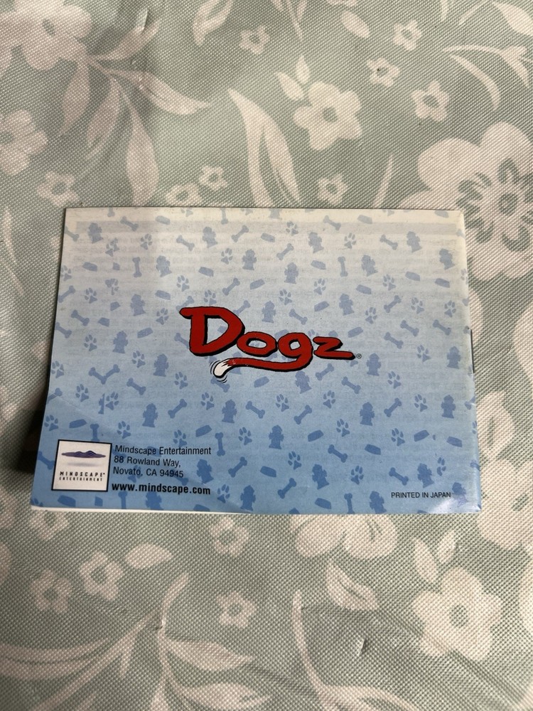 Nintendo Gameboy Instruction Manual Only Dogz