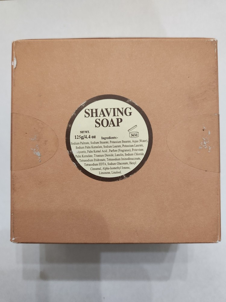 Mitchell's Wool Fat Shaving Soap with Ceramic Bowl