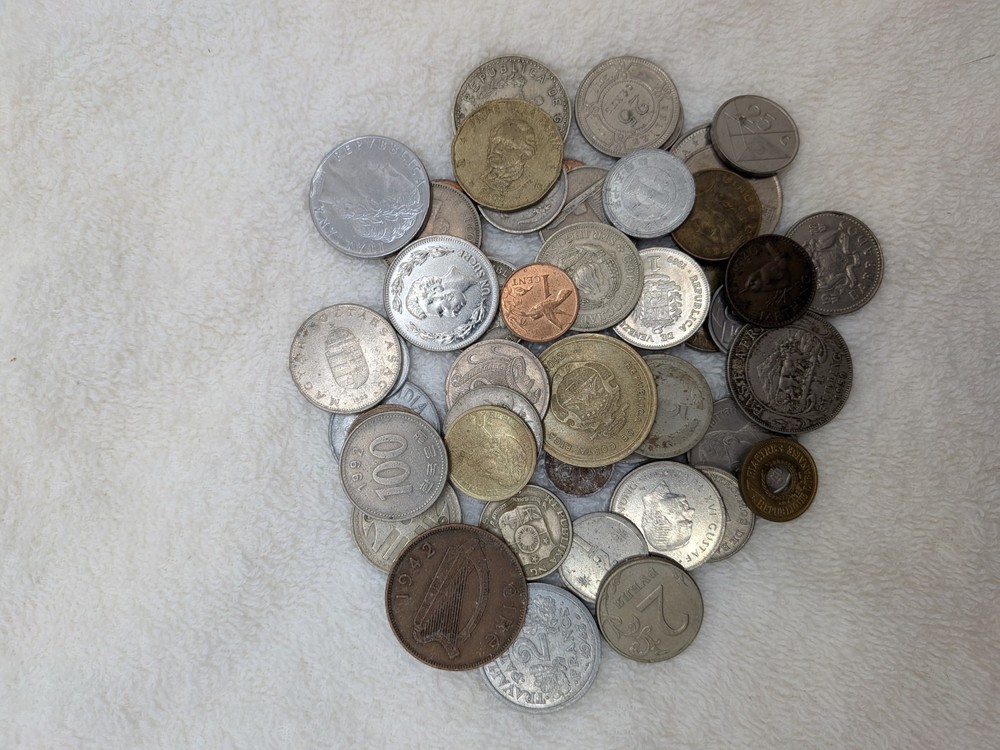 50 World Coins from 50 Different Countries Great Variety