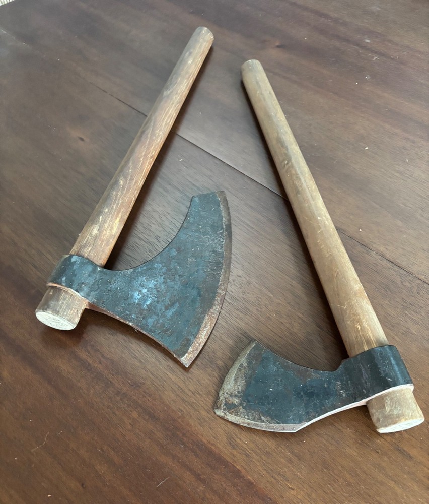 Vintage H&B Forge Crain Hawk & Bearded Clipped Hawk