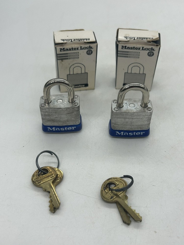 Pair Of Master Lock Padlocks