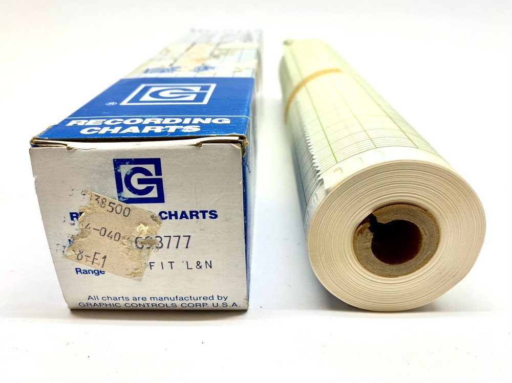 Graphic Controls 693777 Chart Paper 0-150 Degree