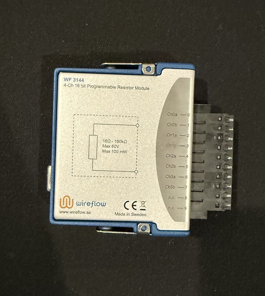Wireflow WF-3144 C-Series Module. 4 CH, 16 Bit Programmable Resister Module
