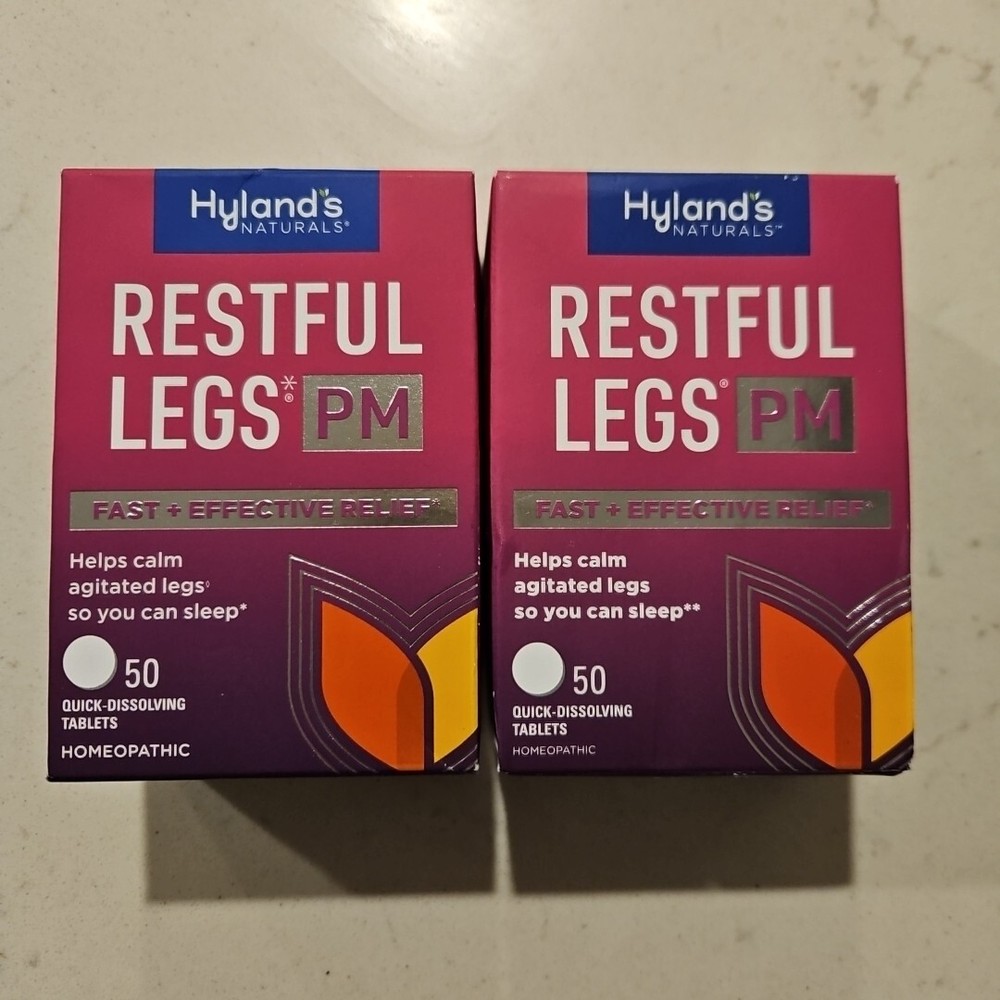 Hyland's Restful Legs PM 50 Quick Dissolving Tablets Exp 2027+