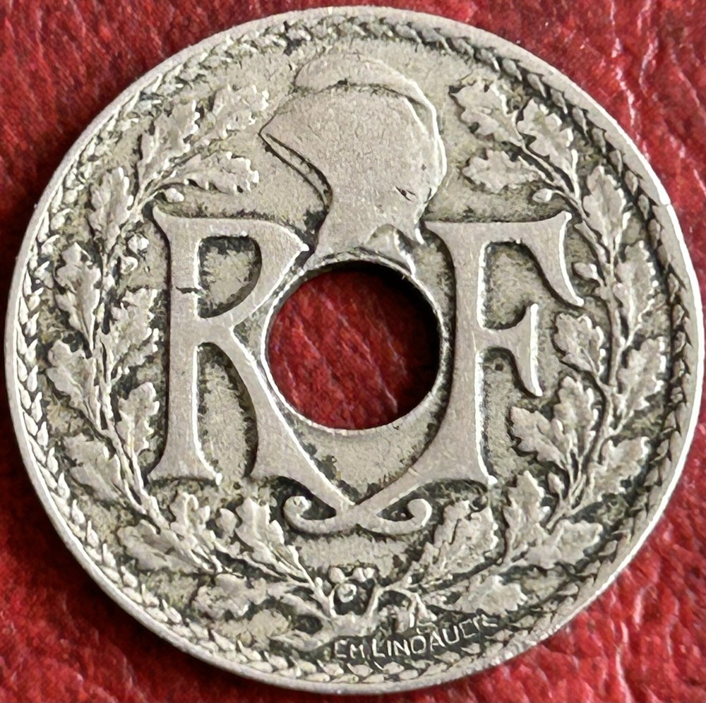 France - 25 Centimes Coin - 1921 (GY29)