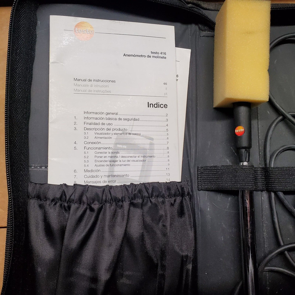Testo 416 vane anemometer Germany
