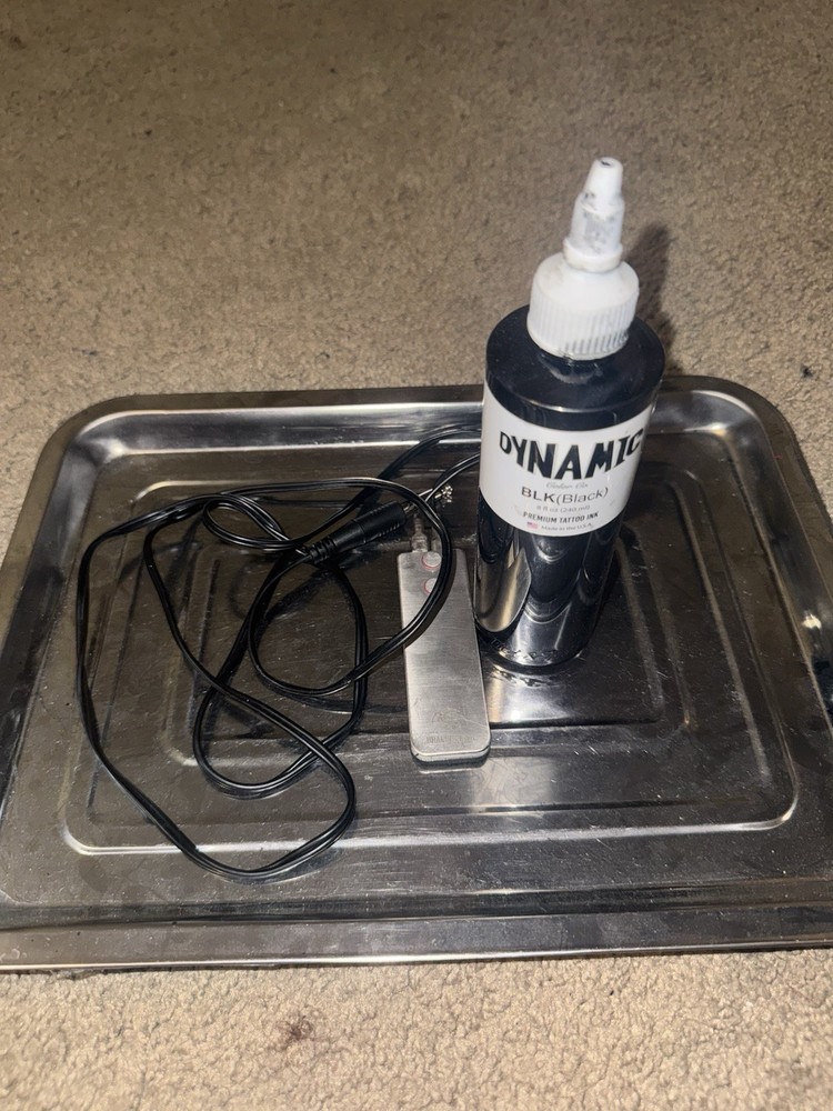 Dynamic Adjustable Tattoo Kit Power Supply Ink Needles Cups