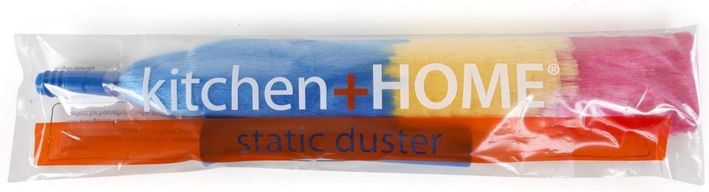 Kitchen + Home 23” inch Rainbow Static Duster - Electrostatic Feather Duster ...