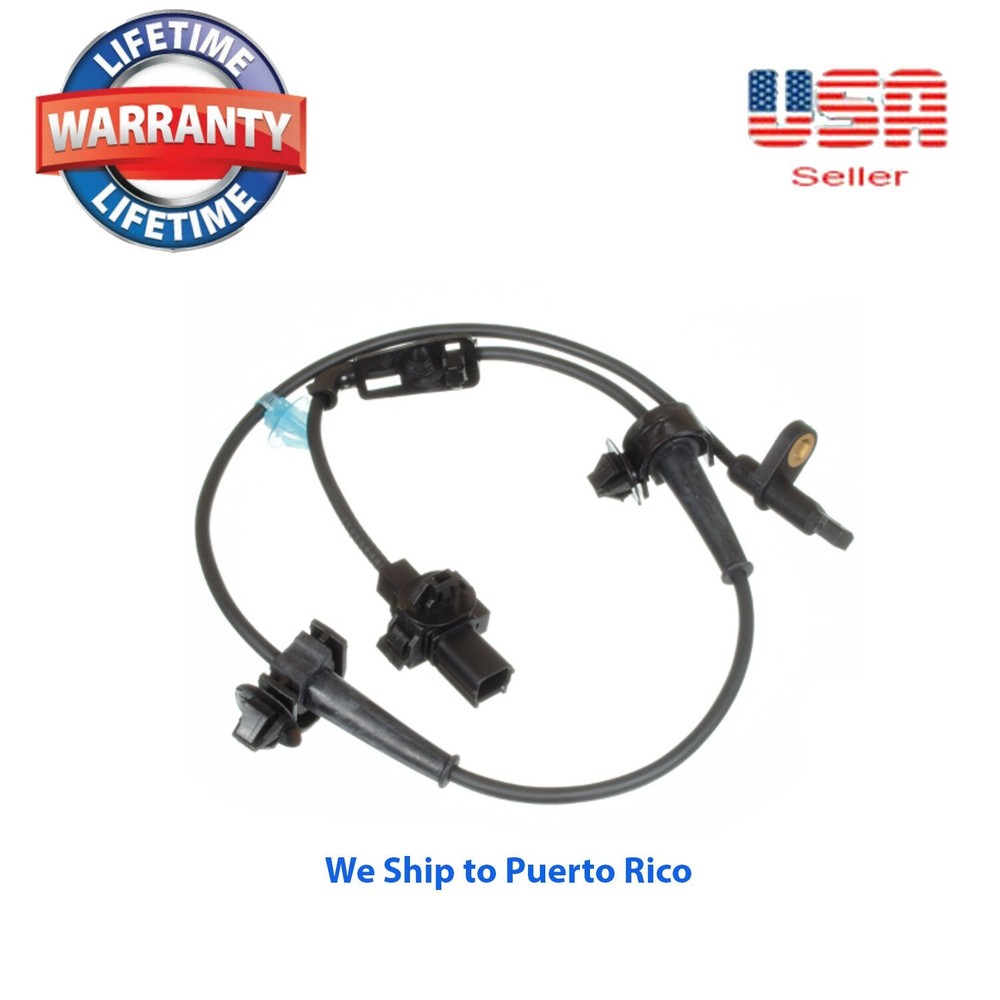 57455-TR3-A02 ABS Speed Sensor Front Left & Connector Fit Honda Civic 2012-2015