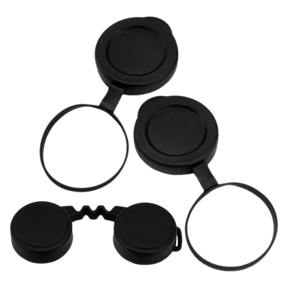 Binocular Lens Protective Rubber Caps Objective Covers for Optical Lens Guard